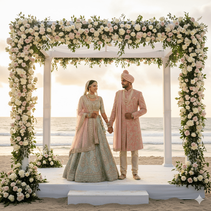 Beach Wedding Mandap